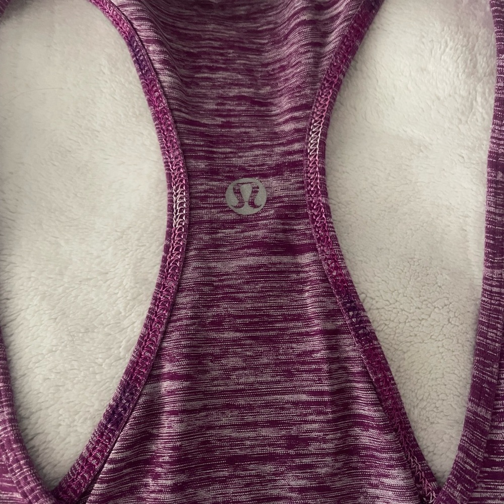 Lululemon Purple Racerback Tank Top - Picture 2 of 3